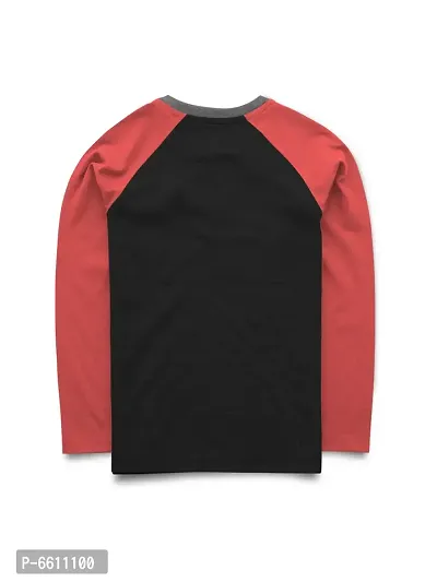Stylish Black Printed Full Sleeve T-shirt For Boys-thumb2