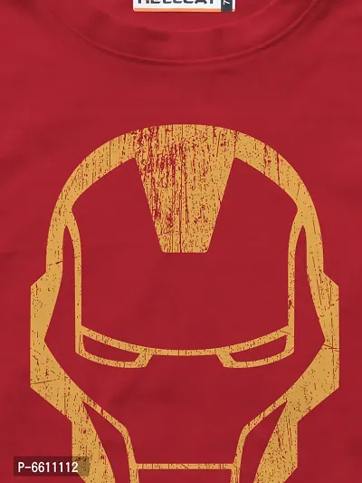 Stylish Red Printed Half Sleeve T-shirt For Boys-thumb3