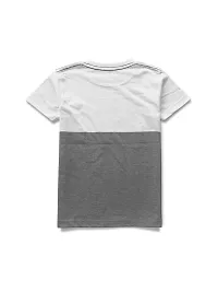 Stylish Multicoloured Printed Half Sleeve T-shirt For Boys-thumb1