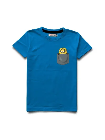 Kids Stylish Printed Half Sleeve T-shirt For Boys