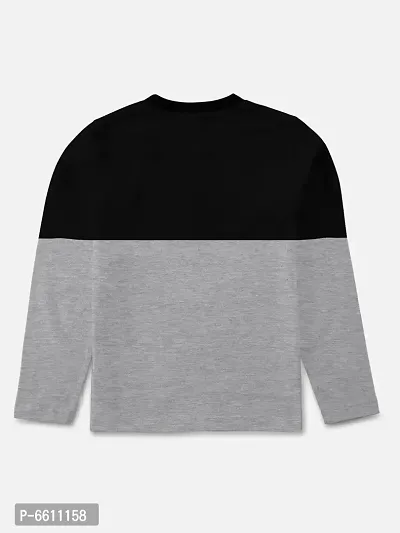 Stylish Multicoloured Round Neck Full Sleeve T-shirt For Boys-thumb2