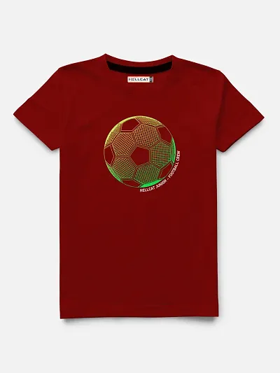 Stylish Printed Half Sleeve T-shirt For Boys
