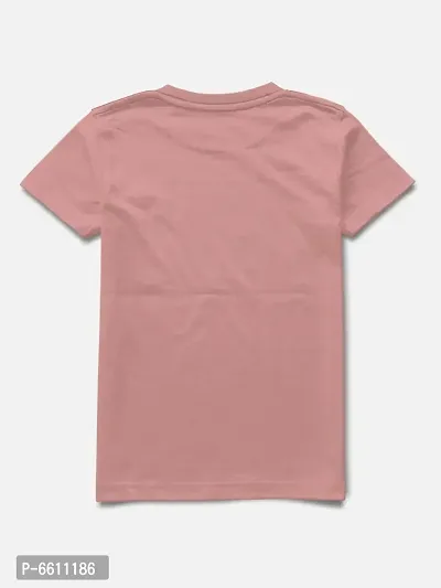 Stylish Pink Printed Round Neck Half Sleeve T-shirt For Boys-thumb2