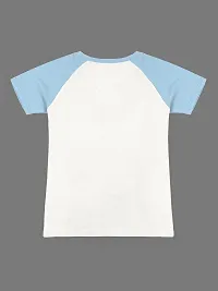 Trendy Cotton Blend Printed T-shirts For Girls- Pack Of 2-thumb1