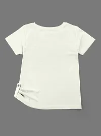 Trendy Cotton Blend Printed T-shirts For Girls- Pack Of 5-thumb1