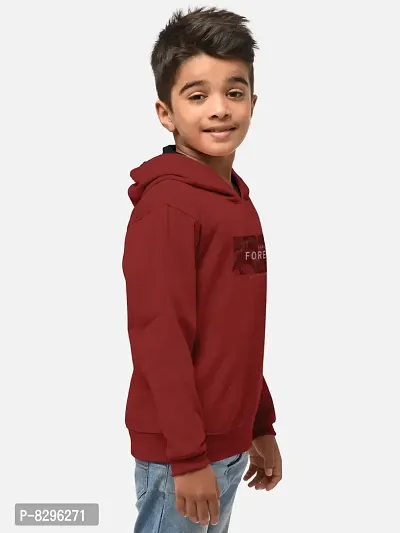 Fabulous Cotton Blend Printed Hooded Tees For Boys- Pack Of 2-thumb2