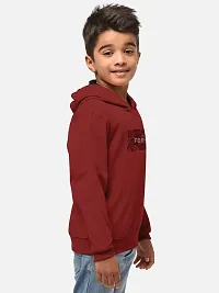 Fabulous Cotton Blend Printed Hooded Tees For Boys- Pack Of 2-thumb1