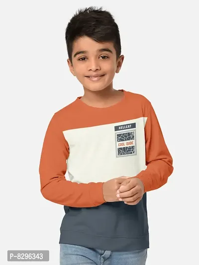 Fabulous Cotton Blend Printed Tees For Boys