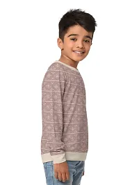 Stylish Cotton Blend Printed Sweatshirts For Boys- Pack Of 2-thumb1