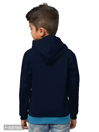Stylish Cotton Blend Printed Hooded Sweatshirts For Boys- Pack Of 2-thumb3