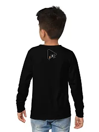 Stylish Black Cotton Blend Sweatshirts For Boys-thumb2