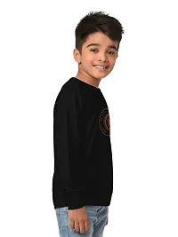 Stylish Black Cotton Blend Sweatshirts For Boys-thumb1