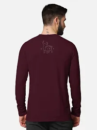 Trendy Front and Back Printed Full Sleeve / Long Sleeve Tshirt for Men-thumb2