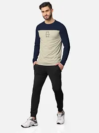 Trendy Front and Back Printed Full Sleeve / Long Sleeve Tshirt for Men-thumb3