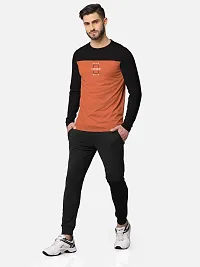 Trendy Front and Back Printed Full Sleeve / Long Sleeve Tshirt for Men-thumb3