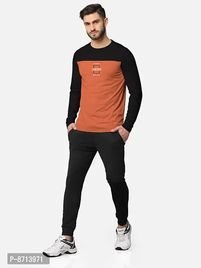 Trendy Front and Back Printed Full Sleeve / Long Sleeve Tshirt for Men-thumb4