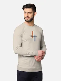 Trendy Front and Back Printed Full Sleeve / Long Sleeve Tshirt for Men-thumb1