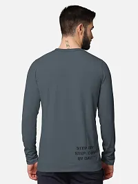 Trendy Front and Back Printed Full Sleeve / Long Sleeve Tshirt for Men-thumb2