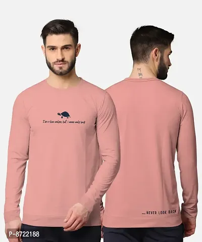 Trendy Front and Back Printed Full Sleeve / Long Sleeve Tshirt for Men