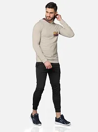Pack of 2 Trendy Front and Back Printed Full Sleeve / Long Sleeve Hooded Tshirt for Men-thumb3