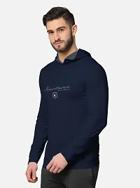 Pack of 2 Trendy Front and Back Printed Full Sleeve / Long Sleeve Tshirt for Men-thumb1