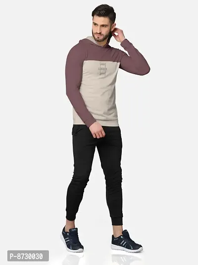 Pack of 2 Trendy Front and Back Printed Full Sleeve / Long Sleeve Hooded Tshirt for Men-thumb4