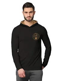 Stylish Fancy Cotton Blend Hood Long Sleeves Printed Sweatshirts Combo For Men Pack Of 2-thumb1