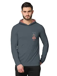 Stylish Fancy Cotton Blend Hood Long Sleeves Printed Sweatshirts Combo For Men Pack Of 2-thumb1