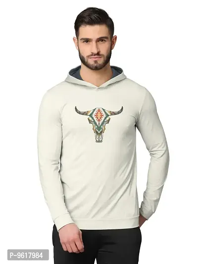 Stylish Fancy Cotton Blend Hood Long Sleeves Printed Sweatshirts Combo For Men Pack Of 2-thumb2