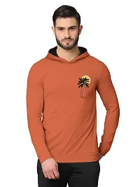 Stylish Fancy Cotton Blend Hood Long Sleeves Printed Sweatshirts Combo For Men Pack Of 2-thumb1