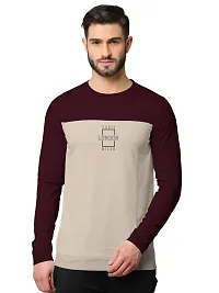 Stylish Fancy Cotton Blend Round Neck Long Sleeves Printed Sweatshirts Combo For Men Pack Of 2-thumb1