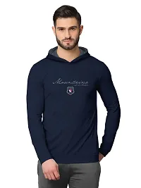 Stylish Fancy Cotton Blend Hood Long Sleeves Printed Sweatshirts Combo For Men Pack Of 2-thumb1