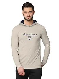 Stylish Fancy Cotton Blend Hood Long Sleeves Printed Sweatshirts Combo For Men Pack Of 2-thumb1