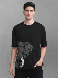 Reliable Cotton Blend Printed Tees For Men-thumb1