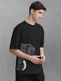 Reliable Cotton Blend Printed Tees For Men-thumb3