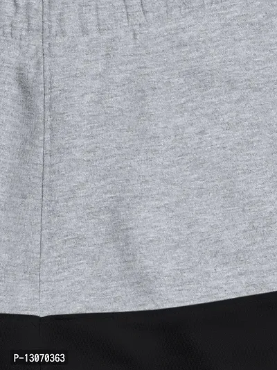 Elegant Grey Cotton Blend Printed Shorts For Boys Combo Of 2-thumb4