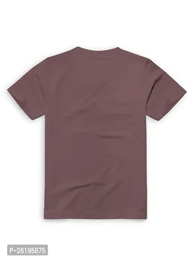 Stylish Brown Cotton Solid Round Neck Tees For Men Pack Of 10-thumb3