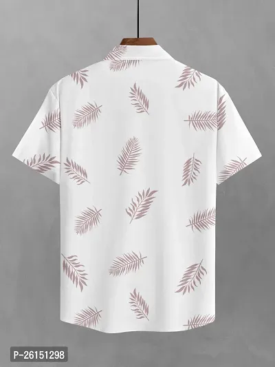 Stylish Cotton Blend Printed Short Sleeves For Men-thumb2