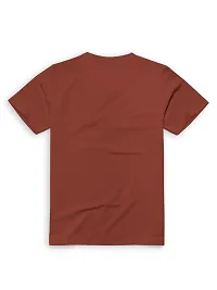 Stylish Red Cotton Solid Round Neck Tees For Men Pack Of 10-thumb2