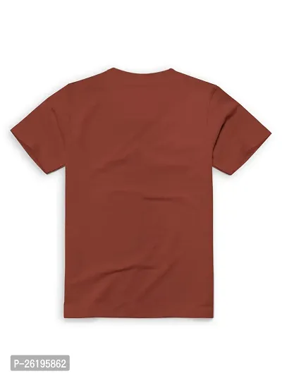 Stylish Red Cotton Solid Round Neck Tees For Men Pack Of 10-thumb3