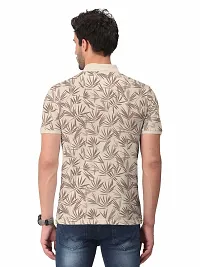 Stylish Fancy Cotton Blend Printed Polos T-Shirts For Men-thumb2