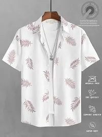 Stylish Cotton Blend Printed Short Sleeves For Men-thumb3