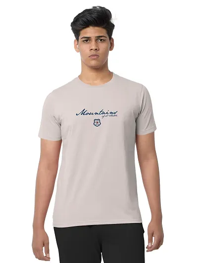 Trendy Cotton Blend Tees For Men 