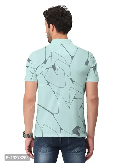 Stylish Cotton Blend Printed Tshirt For Men-thumb3