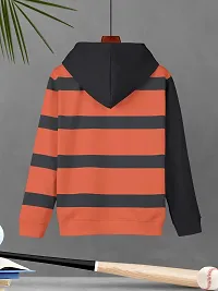 Beautiful Orange  Beige Printed Cotton Blend Hoodie Sweatshirt For Boys - Pack of 2-thumb2