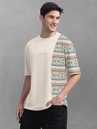 Reliable Cotton Blend Printed Tees For Men-thumb3