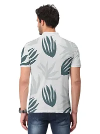 Stylish Fancy Cotton Blend Printed Polos T-Shirts For Men-thumb2