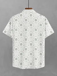 Stylish Cotton Blend Printed Short Sleeves For Men-thumb1