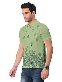 Stylish Cotton Blend Printed Tshirt For Men-thumb1