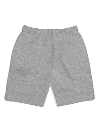 Elegant White Cotton Blend Printed Shorts For Boys-thumb1